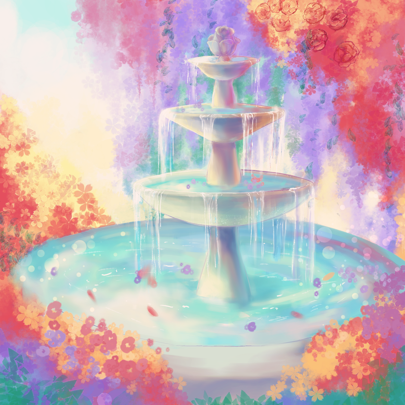 spring fountain - ibisPaint