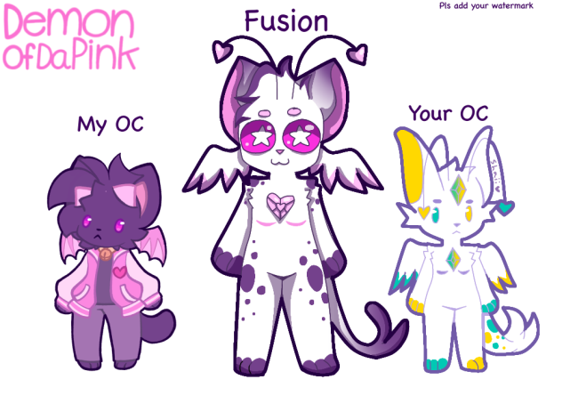 Fusion Collab! 💜🤍