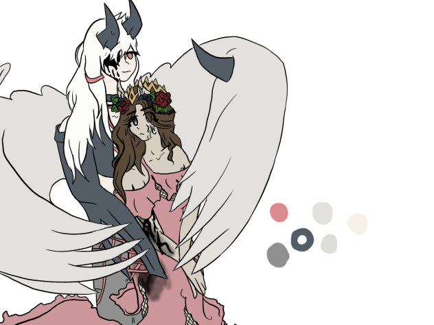Half colored vers of le ship