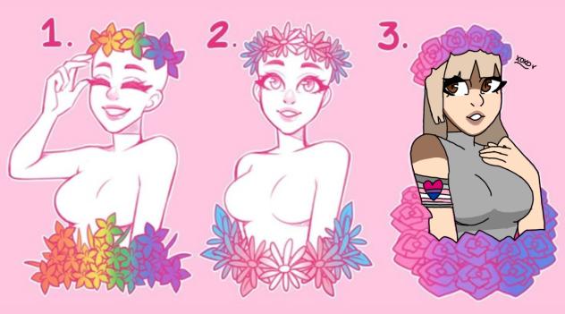 Pride flowers collab