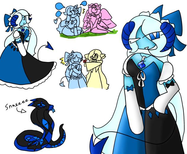 Lady in Azure 💙🖤