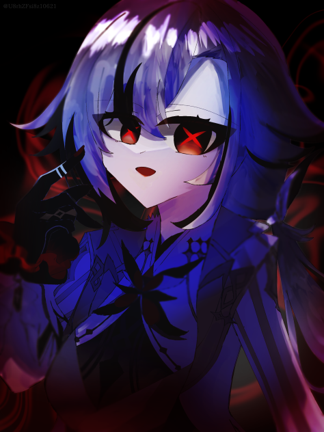 昇りゆく凶月