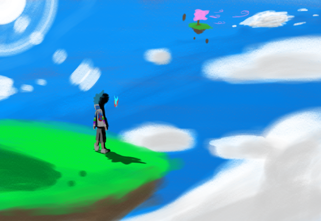 Yjinka sters in to the sky