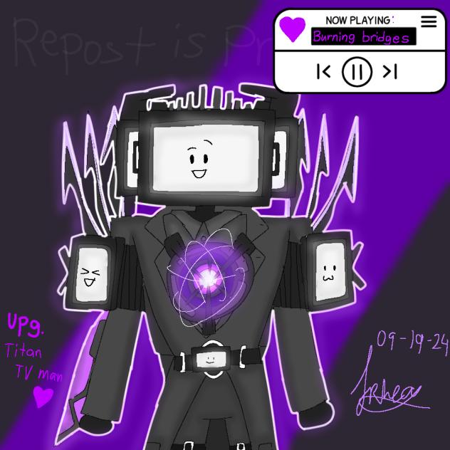 Titan TV man 📺💜