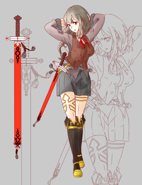 剣士  塗らせていただきました⚔️