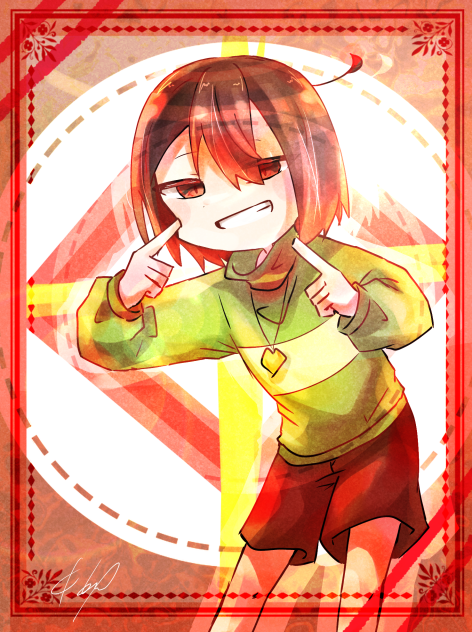 にっこり