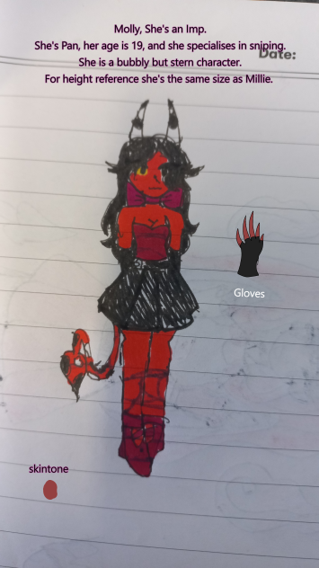 Molly oc for comic - ibisPaint