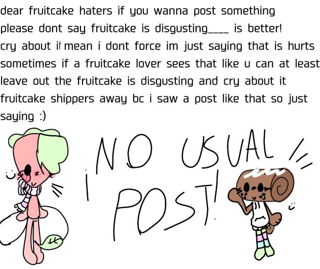 for fruitcake haters