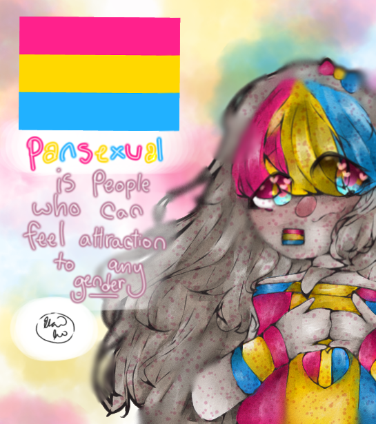 LGBTQ+ Flags as Characters - Pansexual