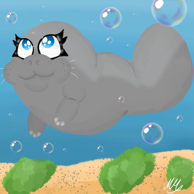 Manatee art I made