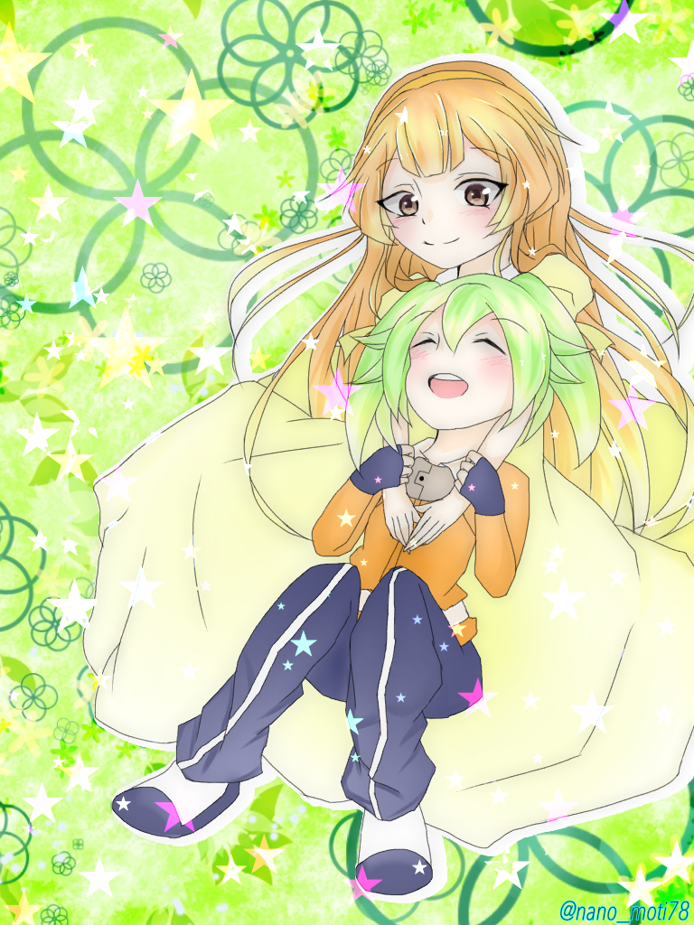 黄名子とフェイ - ibisPaint