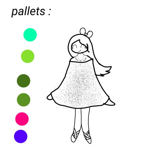 Blossom coloring page