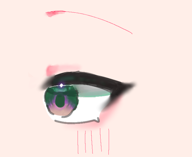 おめめ練習