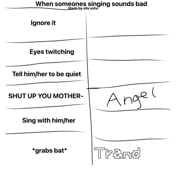 When someones singing sounds bad collab