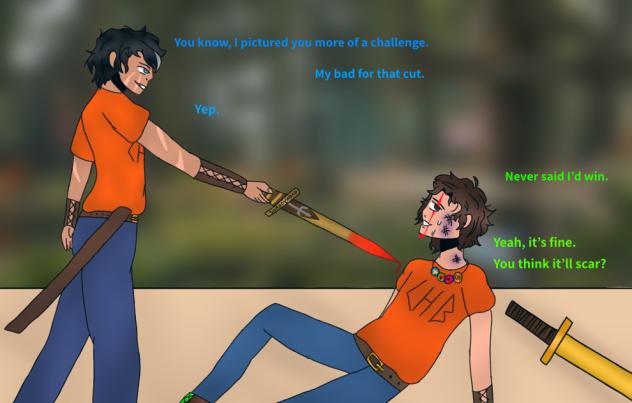 Percy Jackson vs mxsonwillixm2