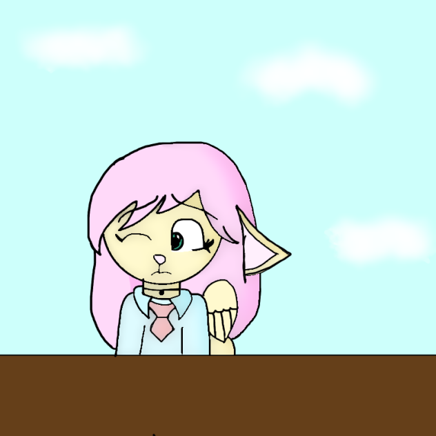 Fluttershy as wolf