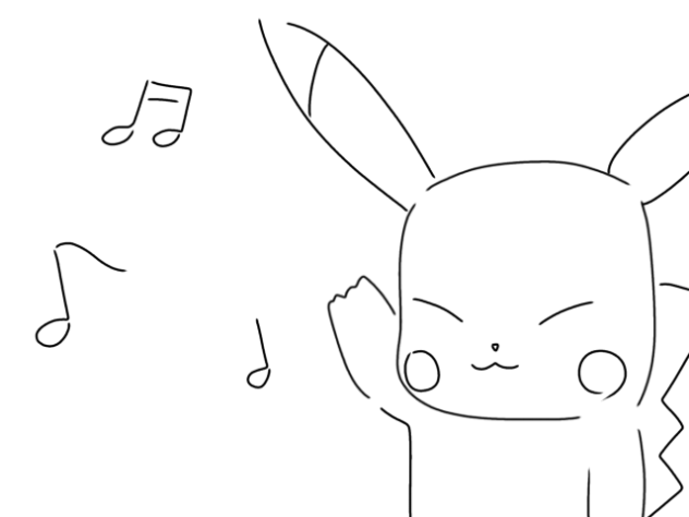 リズムに合わせて(ピカチュウ)