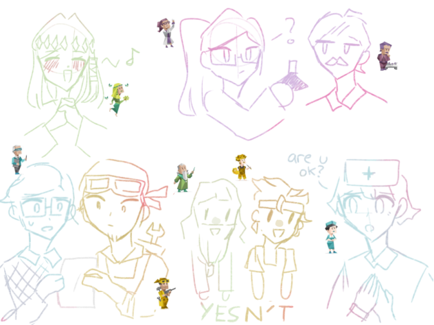 Introvert doodles
