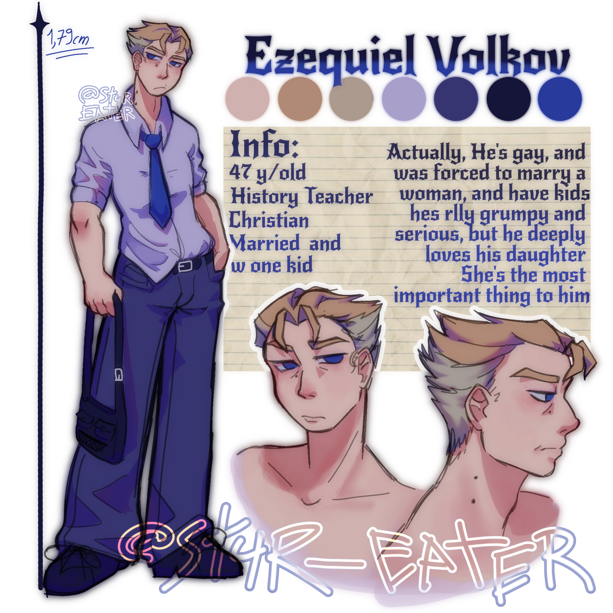 old man yaoi oc - ibisPaint