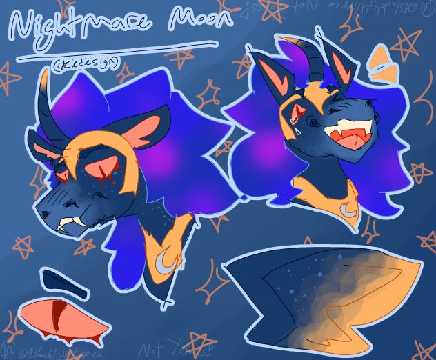 NightmareMoon redesign! pt.2