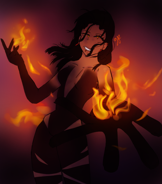 this girl is on fireee