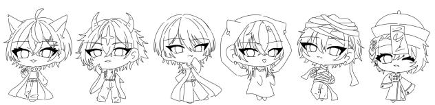 ハロウィン🎃　線画