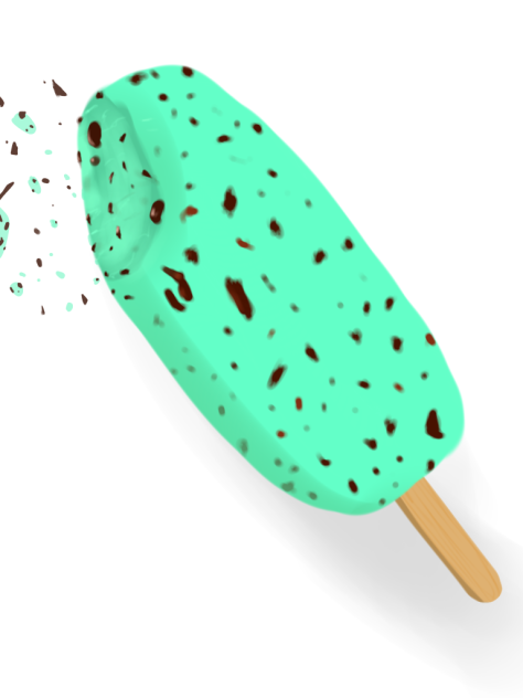 チョコミントアイスバー