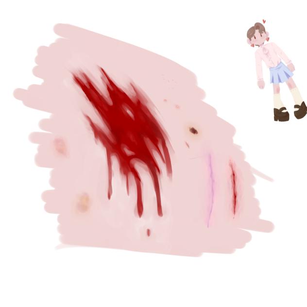 doodling instead of making a masterpiece
