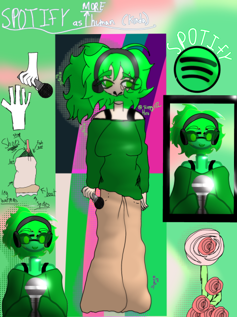 Spotify as human with shine!!