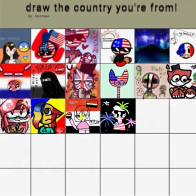 Draw the country your from