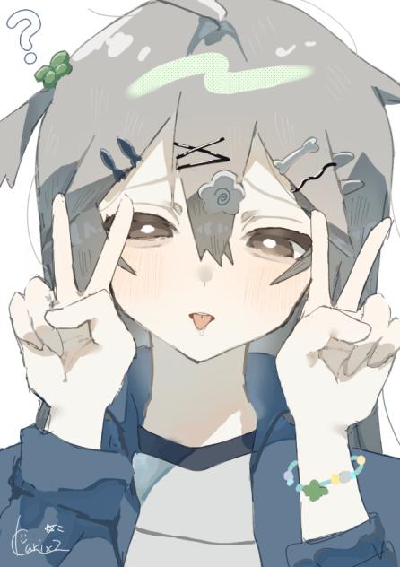 ア◯顔ダブルピースってなんですか？