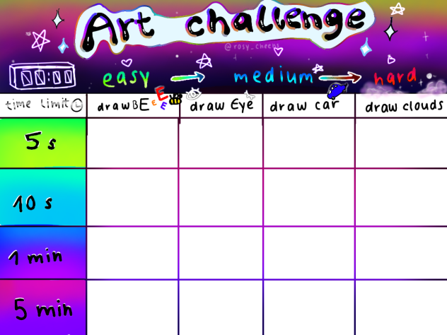 👏aRt chAllEngE👏
