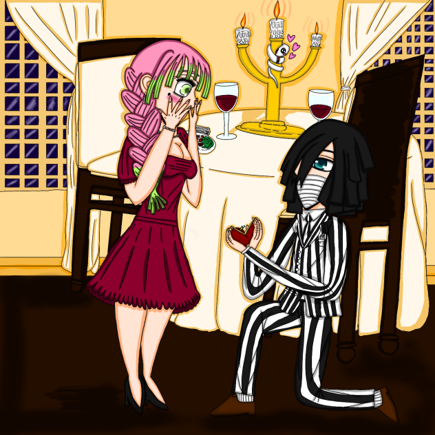 Mitsuri x Obanai Marriage Proposal