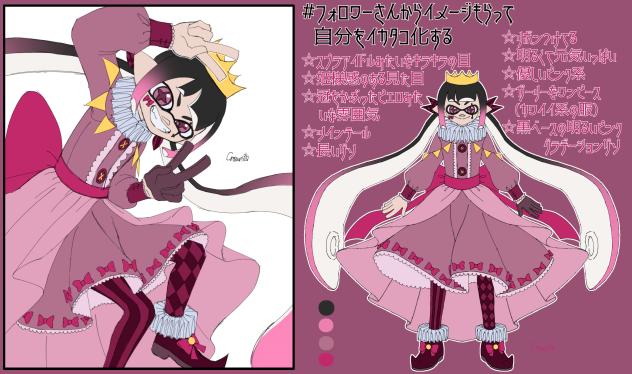 #フォロワーさんからイメージもらって自分をイカタコ化する