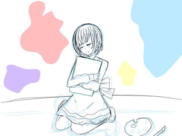 光差すキャンバス(ラフ)