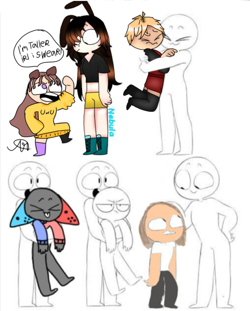 short and tall collab