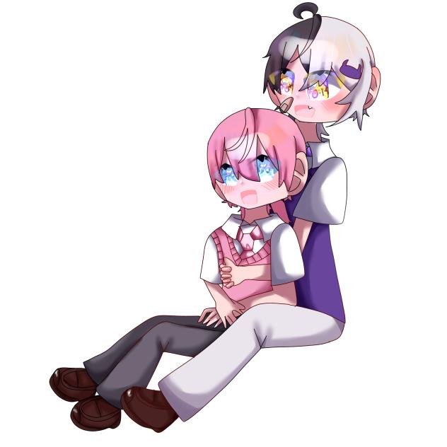 けちゃまぜバックハグ🩷💜