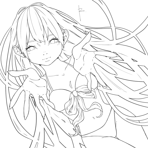 👙線画