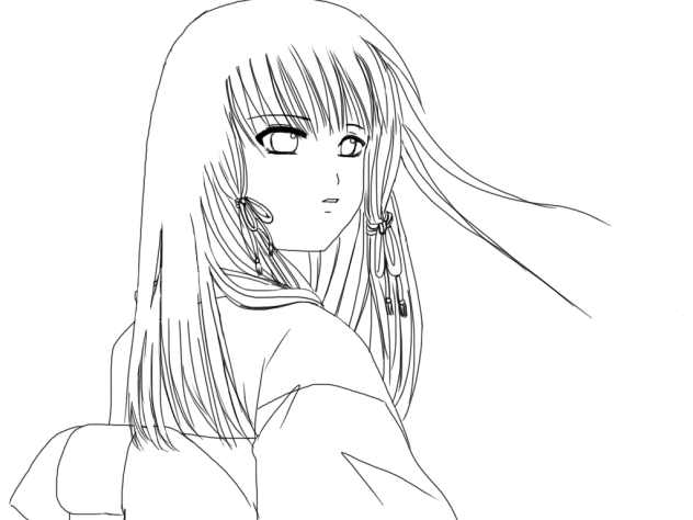 線画です