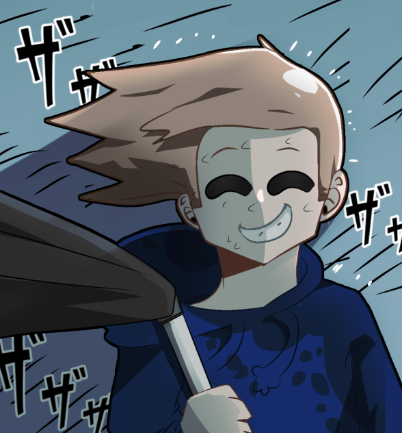 「台風は危険だね！！」