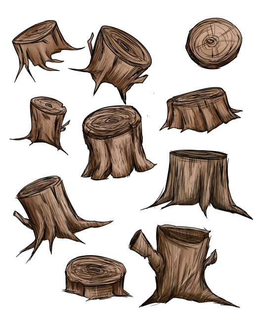 tree stump🌳 - ibisPaint
