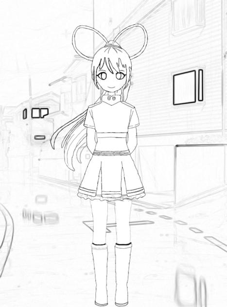 Colorable Lizzy - ibisPaint