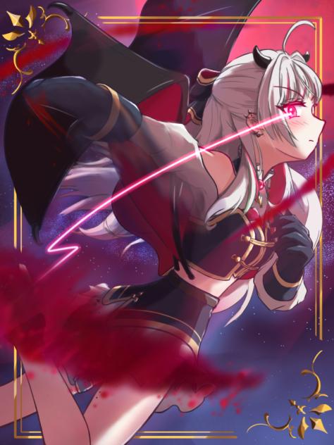 共通衣装石神のぞみ（愛咲麗悪魔の力解放）