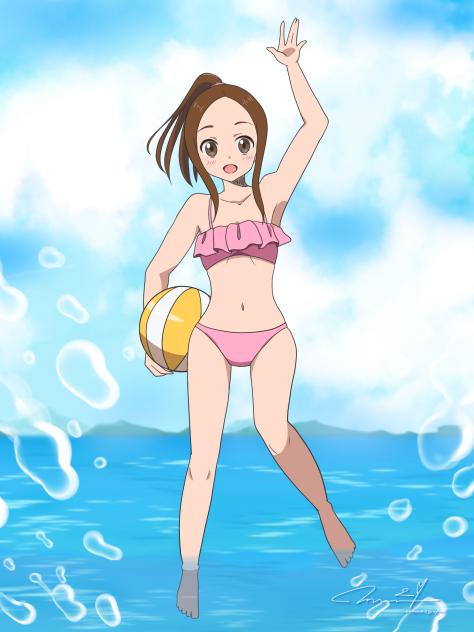 高木さん夏☀️⛱️ - ibisPaint