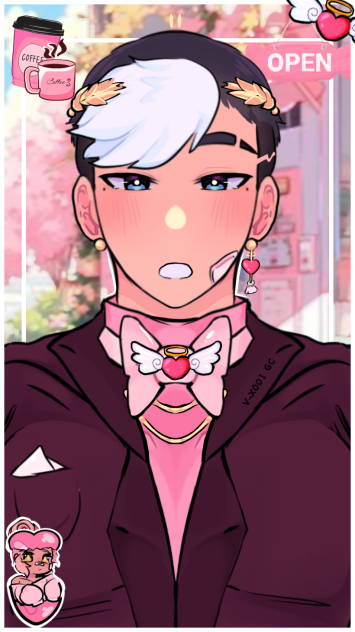 Nigel’s pink outfit to go with outfit 27