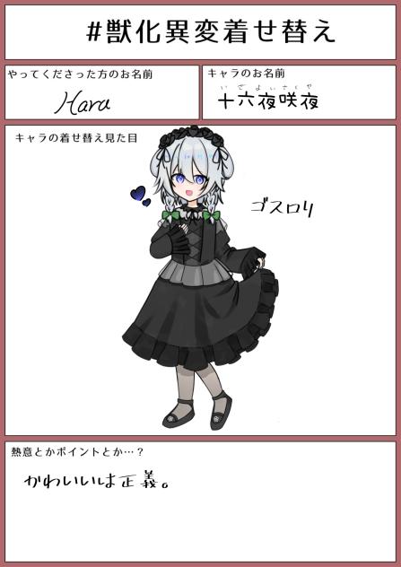 獣化咲夜ちゃん