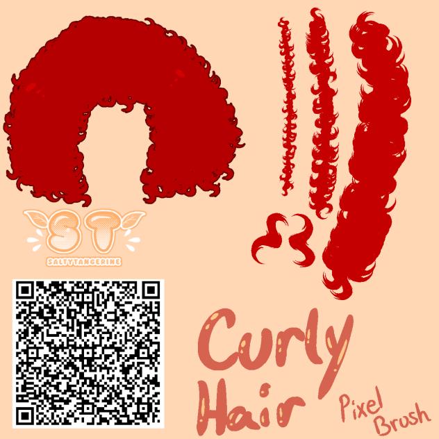 Curly Hair Brush (pixel vers.)