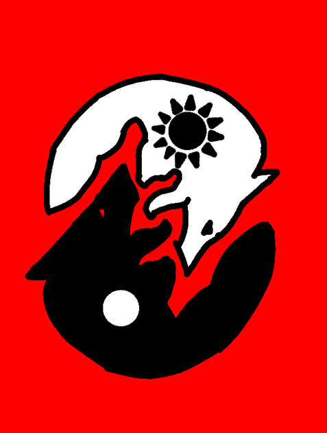 Wolf ying yang - ibisPaint