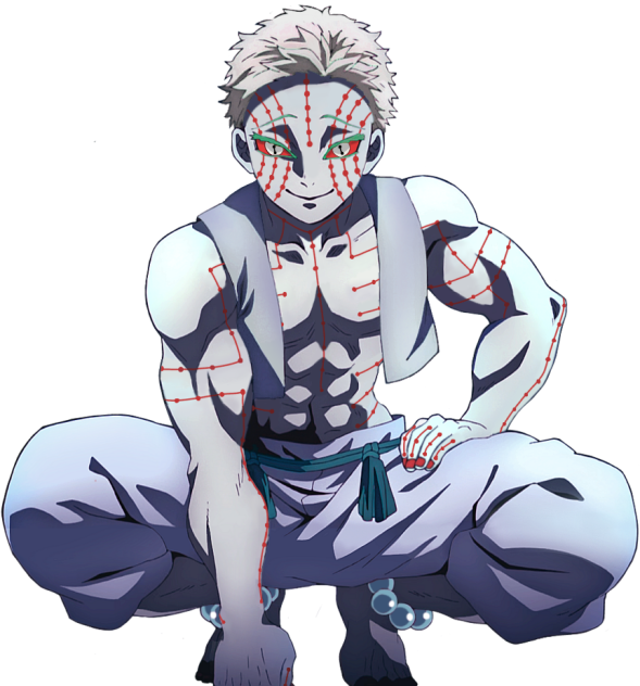 Akaza as a Spider Demon