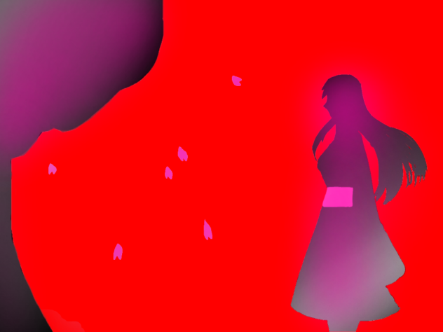 桜散リ行ク春ノ終